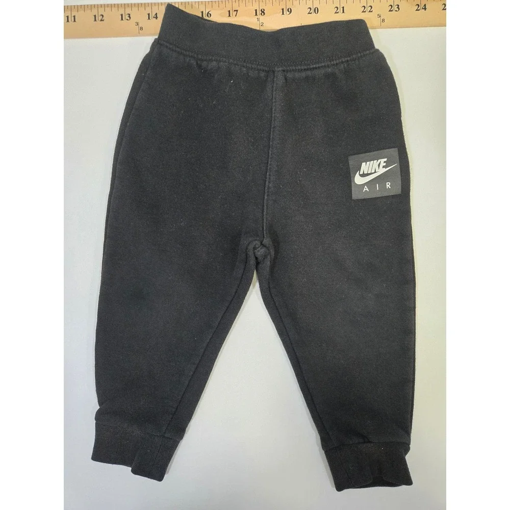 Nike‎ Air Black Fleece Full Zip Hoodie and Joggers Set 18M